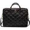 Guess PU Quilted 4G Metal Logo Computer Bag 15/16" Black 57983117870