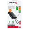 SWISSTEN POWER BANK VOLTBOX 35W 10000 mAh S INTEGROVANÝMI KÁBLAMI USB-C A LIGHTNING ČIERNA