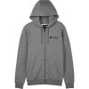FOX mikina Absolute Fleece Zip Heather Graphite 185 vel. 2X