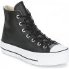 Converse Členkové tenisky CHUCK TAYLOR ALL STAR LIFT CLEAN LEATHER HI Čierna