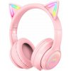 Herné slúchadlá Onikuma B90 With Cat Ears Pink (ON-B90-PNK)