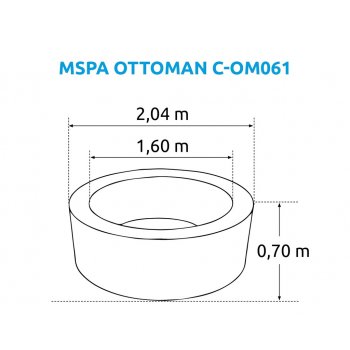 Marimex MSpa Ottoman C-OM061 11400249