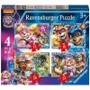 RAVENSBURGER Tlapková patrola ve velkofilmu 4v1 12 16 20 24 dielov