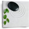 Sablio Obraz Listy a kameň - 50x50 cm
