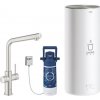 Drezová batéria GROHE Red s výpusťou supersteel 30325DC1