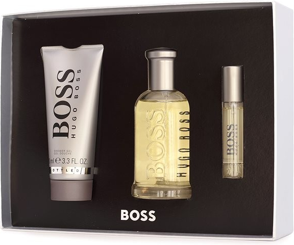 Hugo Boss Boss Bottled EDT 100 ml + sprchový gél 100 ml + EDT 10 ml darčeková sada
