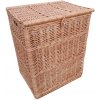 HRADIL Kôš na bielizeň prútený hranatý 48x39x59