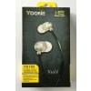 Slúchadlá HF HI-FI stereo Yookie YK180 s 3,5 mm jack silver