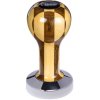 Buna café tamper, šachovnica, lak, TP, 53 mm, nerez lesk, plochý