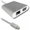 Qoltec Adaptér USB-C 3.1 | VGA + USB-A 3.0 + RJ45 (1Gb/s) + PD