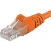PremiumCord sp6utp100E Patch, UTP, RJ45-RJ45, CAT6, 10m, oranžový