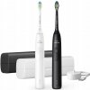 2x Philips Sonicare 5300 sonická zubná kefka, sada biela a čierna HX7109/01