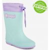 Detské gumové čižmy COQUI RAINY COLLAR Lt. Mint/Lt. Lila 30