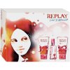 Replay your fragrance! for Her EDT 20 ml + sprchový gél 50 ml + 50 ml telove mlieko pre ženy darčeková sada