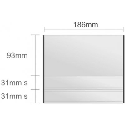 Triline Ac129/BL nástenná tabuľa 186x155mm Alliance Classic /93+31s+31s