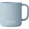 Hrnček s uškom Mini Favourite Brother Love modrý