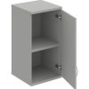 Hobis Policová skriňa Strong, P, horná, 40x76,8x40 cm, sivá/sivá