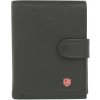 Peterson MR-15L-CN čierna pánska kožená peňaženka 10 x 12,5 x 2 cm