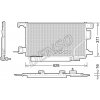 DENSO Kondenzátor, klimatizace DCN17026