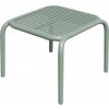 Záhradný konferenčný stolík 54 x 53 x 41 cm pastelovo zelený
