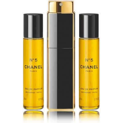 Chanel N°5 Eau De Parfum EDP 3x20 ml pre ženy plniteľný flakón