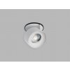 LED2 21507331DT Zapustené bodové svietidlo KLIP LED, 11W, 3000K, 770lm, IP20, čierna/biela, TRIAC
