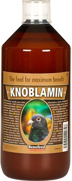 KNOBLAMIN H pre holuby cesnakový olej 1000 ml