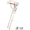 Podkrovné schody OMAN TERMO PS 130X55 H280 FSC TSS30196 - 66 - 130x55 cm Oman