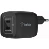 Belkin Netzladegerät 2xUSB-C 45W PD 3.0, PPS, schwarz WCH011vfBK