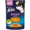 Felix Fanstastic Junior kapsička pre mačiatka kura v želé 85 g