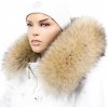 Sikora Kožušinový lem na kapucňu - golier medvedíkovec béžová M 01/31 (72 cm)