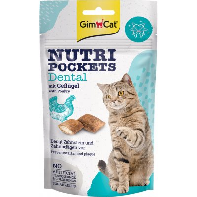 GimCat Nutri Pockets Dental s hydinovým 60 g