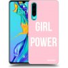 Picasee silikónový čierny obal pre Huawei P30 - Dievčenské sila