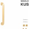 Madlo na dvere FO - madlo MOON ZLM - zlatá matná (S02) | MP-KOVANIA.sk
