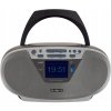 Boombox rádio Aiwa BBTU-500DAB/SL Bluetooth strieborný