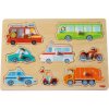 Haba Drevené vkladacie puzzle - dopravné prostriedky
