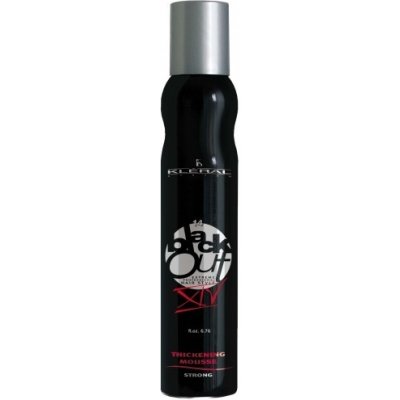 Kléral System Black Out Thickening Mousse Strong XIV penové tužidlo na vlasy 200 ml