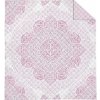 DETEXPOL Přehoz na postel Mandala rosé Polyester, 220/240 cm