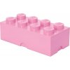 LEGO® úložný box 25 x 50,2 x 18,1 cm světle ružová