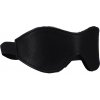 Doc Johnson Vegan Leather Čierna maska na oči s mäkkou podšívkou