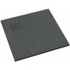Schedline Protos Grey Stone štvorcová sprchová vanička 80x80 cm sivá 3SP.P1K-8080/S/ST-M1/S/ST
