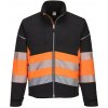 PORTWEST HI-VIS PW375 / Reflexná softshellová bunda - HV oranžová/čierna M