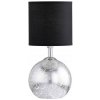 | Wofi 8149.02.70.6010 - Stolná lampa CARMEN 1xE14/40W/230V čierna/strieborná | 8149.02.70.6010