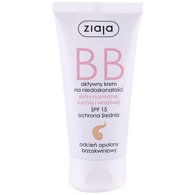Ziaja BB Cream Normal and Dry Skin SPF15 bb krém pro normální a suchou pleť 50 ml odstín Dark