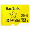 SanDisk MicroSDXC karta 256 GB pre Nintendo Switch (R:100/W:90 MB/s, UHS-I, V30,U3, C10, A1) licencovaný produkt,Super SDSQXAO-256G-GNCZN