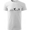 Karate EKG - Klasické pánske tričko vyššej gramáže - 3XL ( Biela )