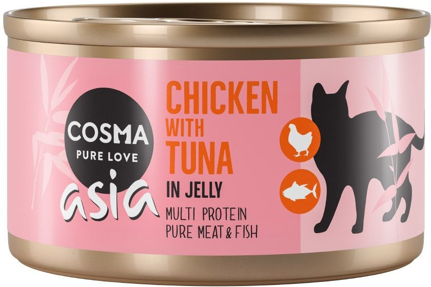 Cosma Asia v želé kura s tuniakom 6 x 85 g