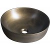 SAPHO - PRIORI keramické umývadlo na dosku Ø 41,5 cm, bronz PI032