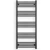 Erga Puerto, vykurovacie teleso 1400x600 mm, 620W, čierna matná, ERG-LAV-GRZE-BK-60140