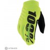 100% BRISKER detské rukavice, fluo yellow/back M